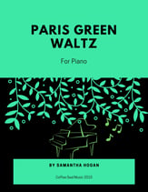 Paris Green Waltz piano sheet music cover